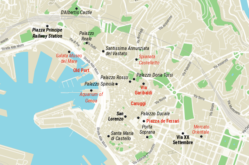 Genoa Map